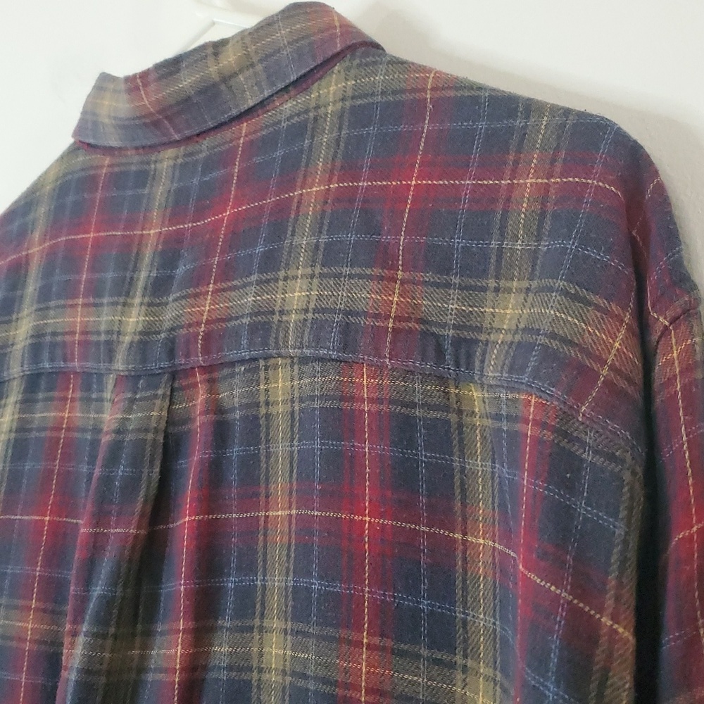 Carbon2Cobalt Mens Plaid Flannel Size Extra Large Lined Cotton Lumberjack Preppy - Picture 7 of 10